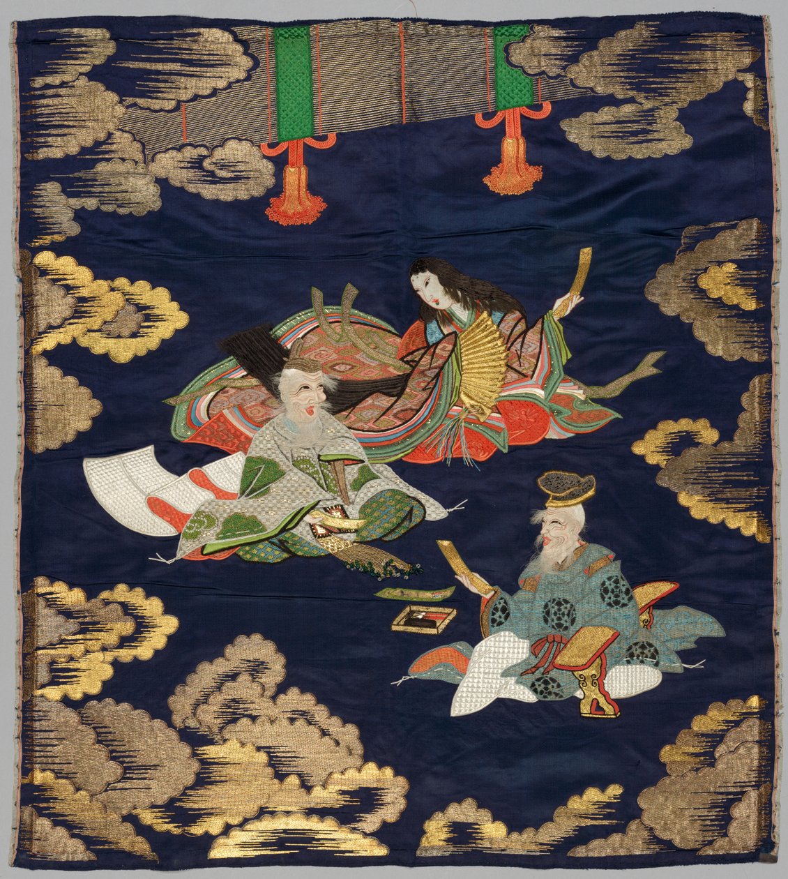 Vyšívaná Fukusa od Japan, late 19th early 20th century