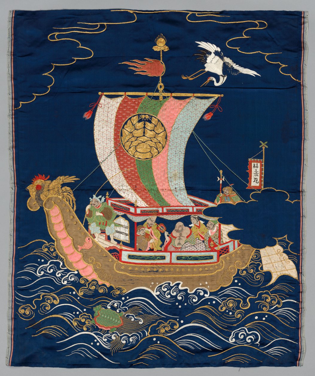 Vyšívaná Fukusa od Japan, late 19th early 20th century