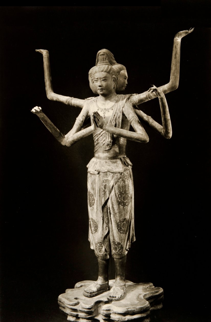 Ashura, z 8. století, období Nara, Kofukuji, 1950 od Japanese Photographer