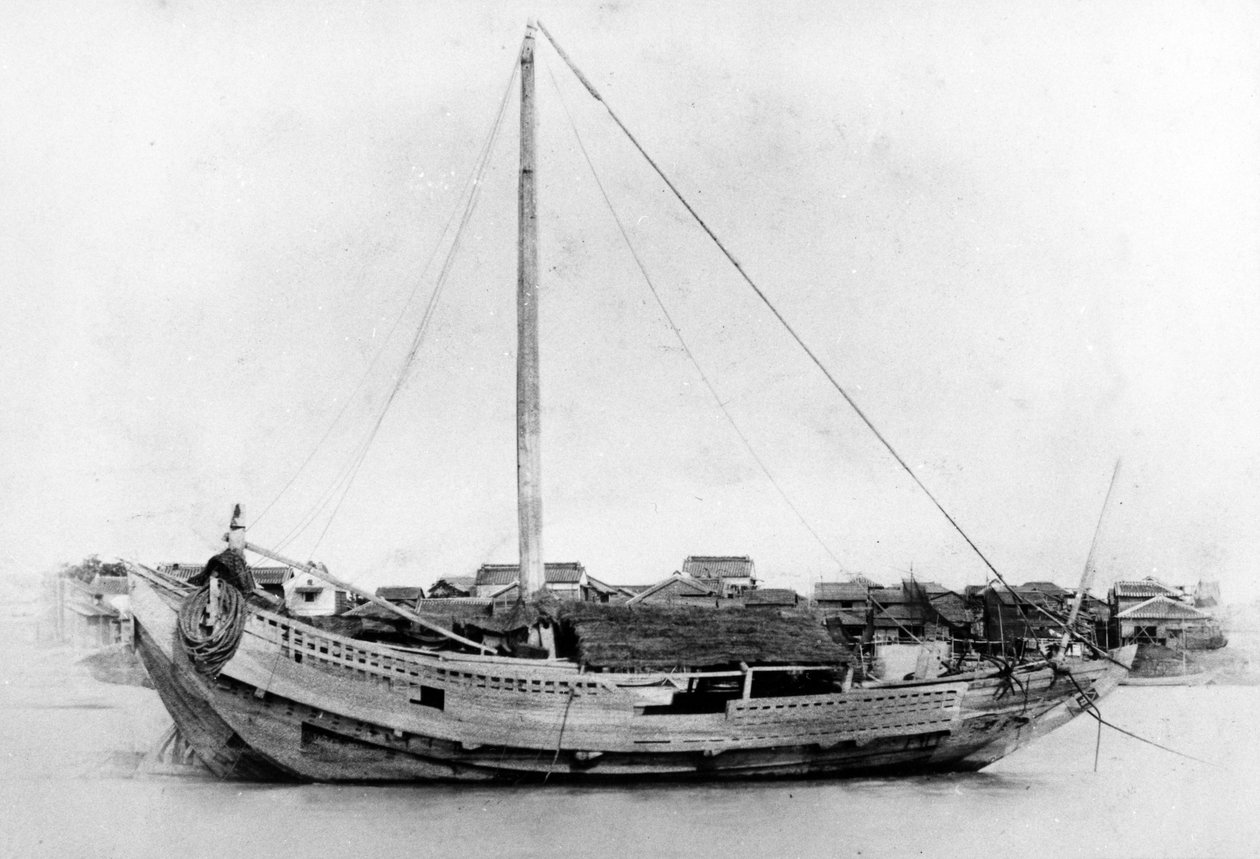 Japonská loď, cca 1860s od Japanese Photographer