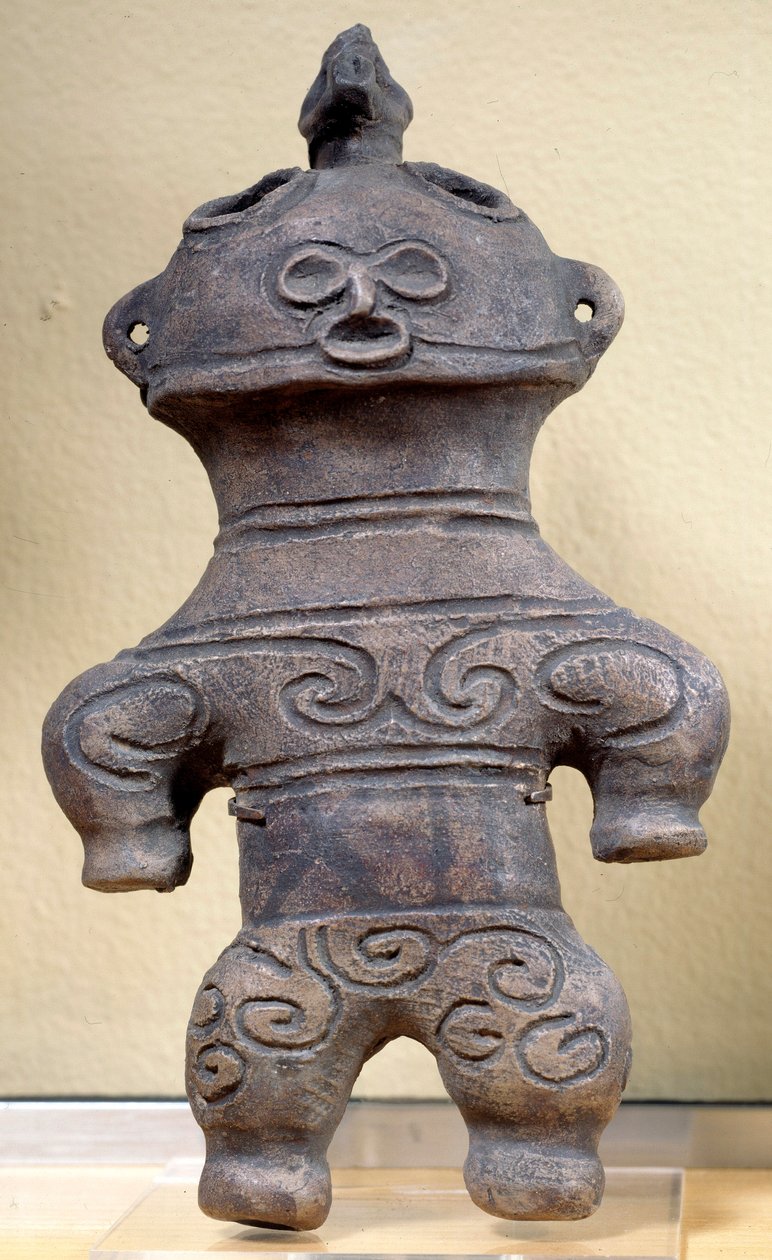 Soška dogu Japonsko, výška 20 cm, neolit, období Jomon od Japanese School