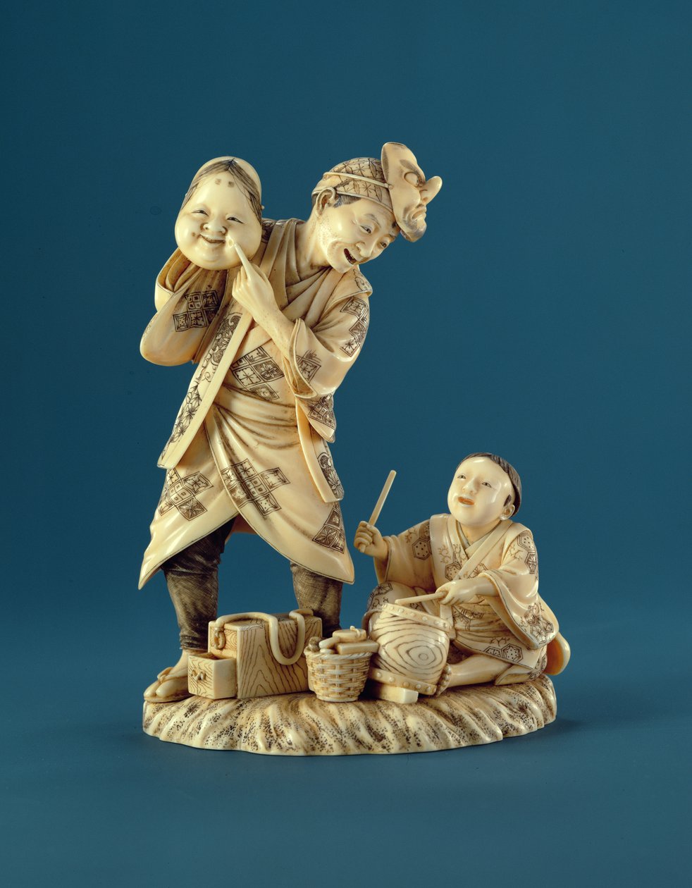 Entertainer, Okimono, Meiji Period od Japanese School