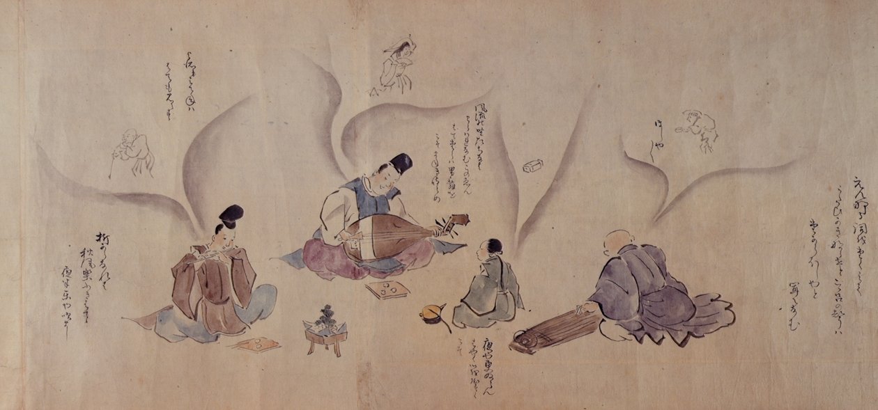 Japonští hudebníci, od Sadanobu Matsudairy (1758-1829) 