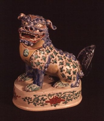 Kakiemon postava buddhistického lva od Japanese School