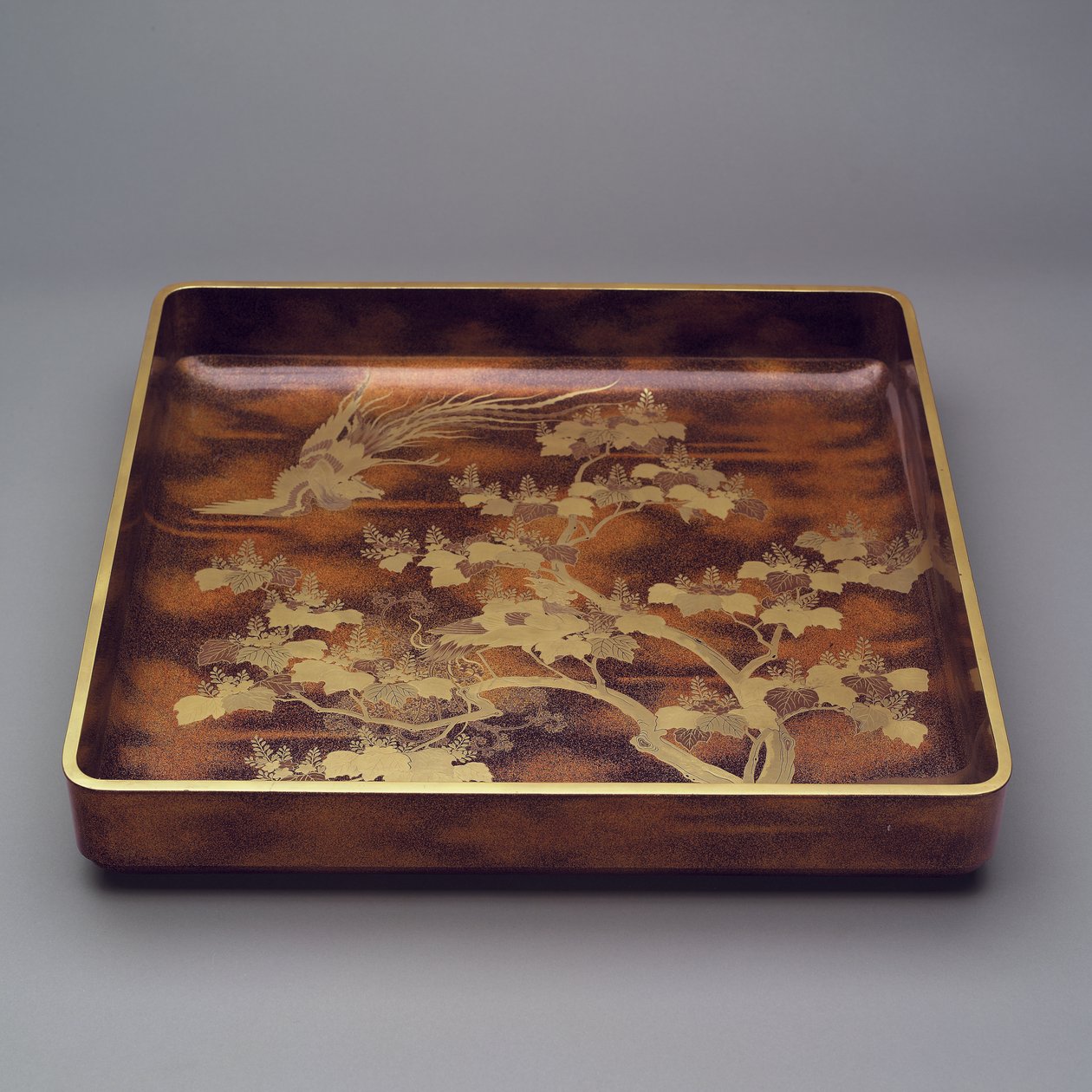 Kimono podnos, 1868-1912 (lakované dřevo) od Japanese School