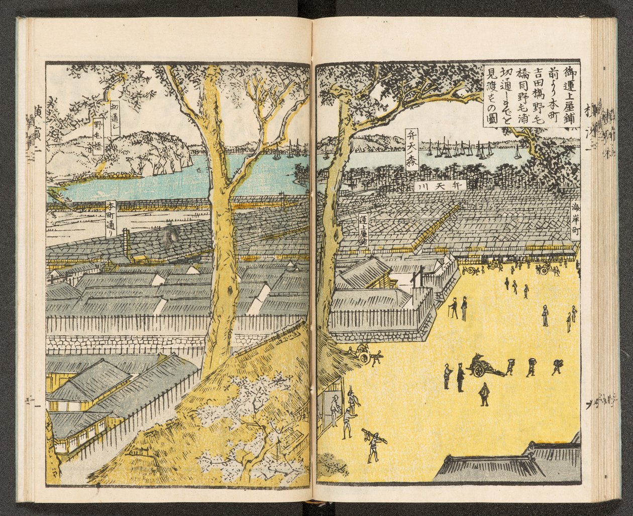 Mapy 198.b.21, f.19r, Pohledy na Jokohamu od Japanese School