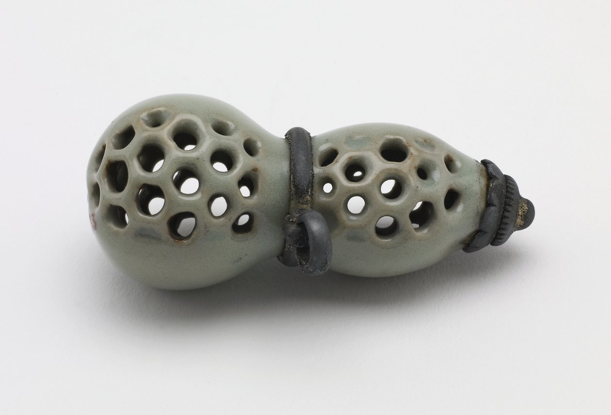 Netsuke ve tvaru tykve, provincie Yamashiro, období Edo nebo éra Meidži (keramika) od Japanese School