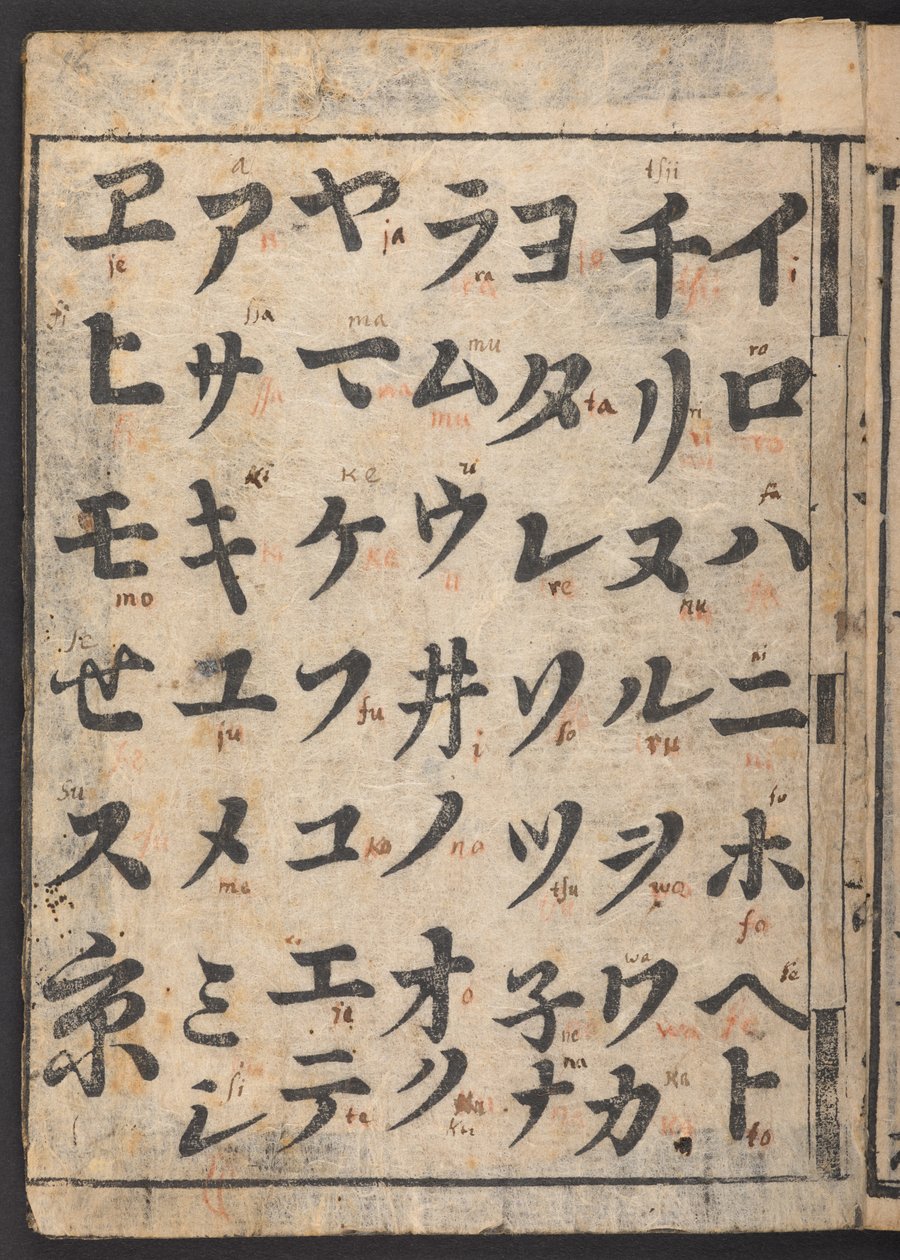 Barva otce je syin g katakana syaba ry (v k sound pape r) od Japanese School
