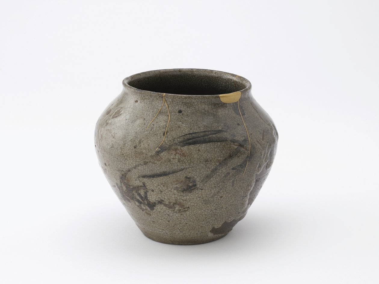 Nádoba na vodu pro čajový obřad, prefektura Saga, období Edo, 17.–18. století (keramika) od Japanese School