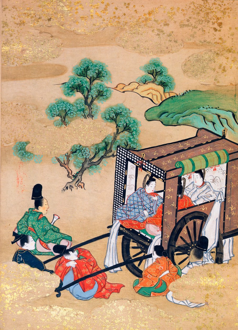 The Monk Shogakus Servants odpočívá (wc na papíře) od Japanese School