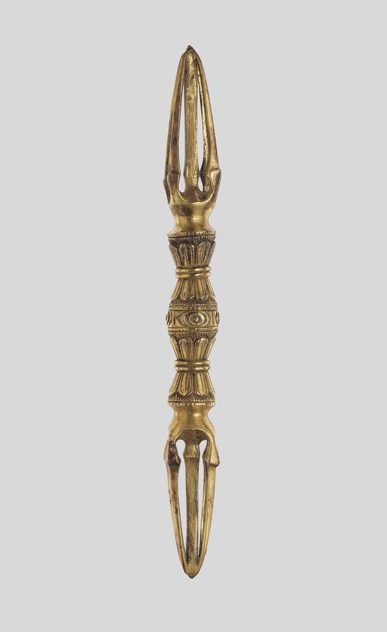 Vajra (zlacený bronz) od Japanese School
