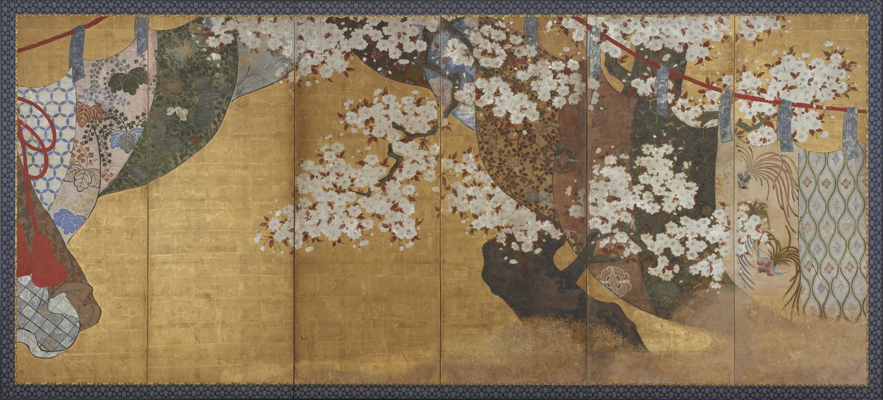 Čelní sklo a třešeň, Screen od Japanese School
