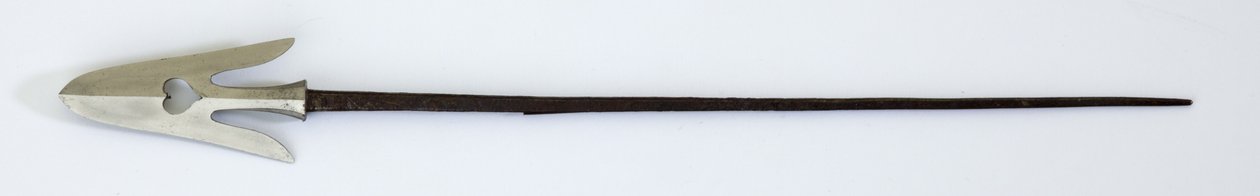 Yanone (hrot šípu) typu Watakuri („gut-gouger“), s „kančím okem“ nebo inomem (ocel) od Japanese School