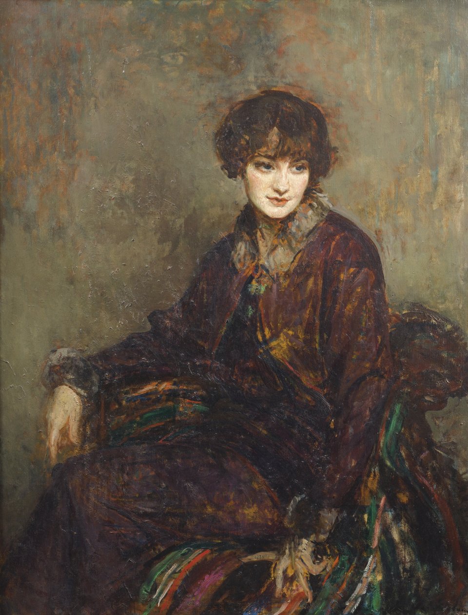 Portrét Daisy Fellowesové, rozené Marguerite Decazes de Glücksbierg 1890-1962 od Jaques Èmile Blanche