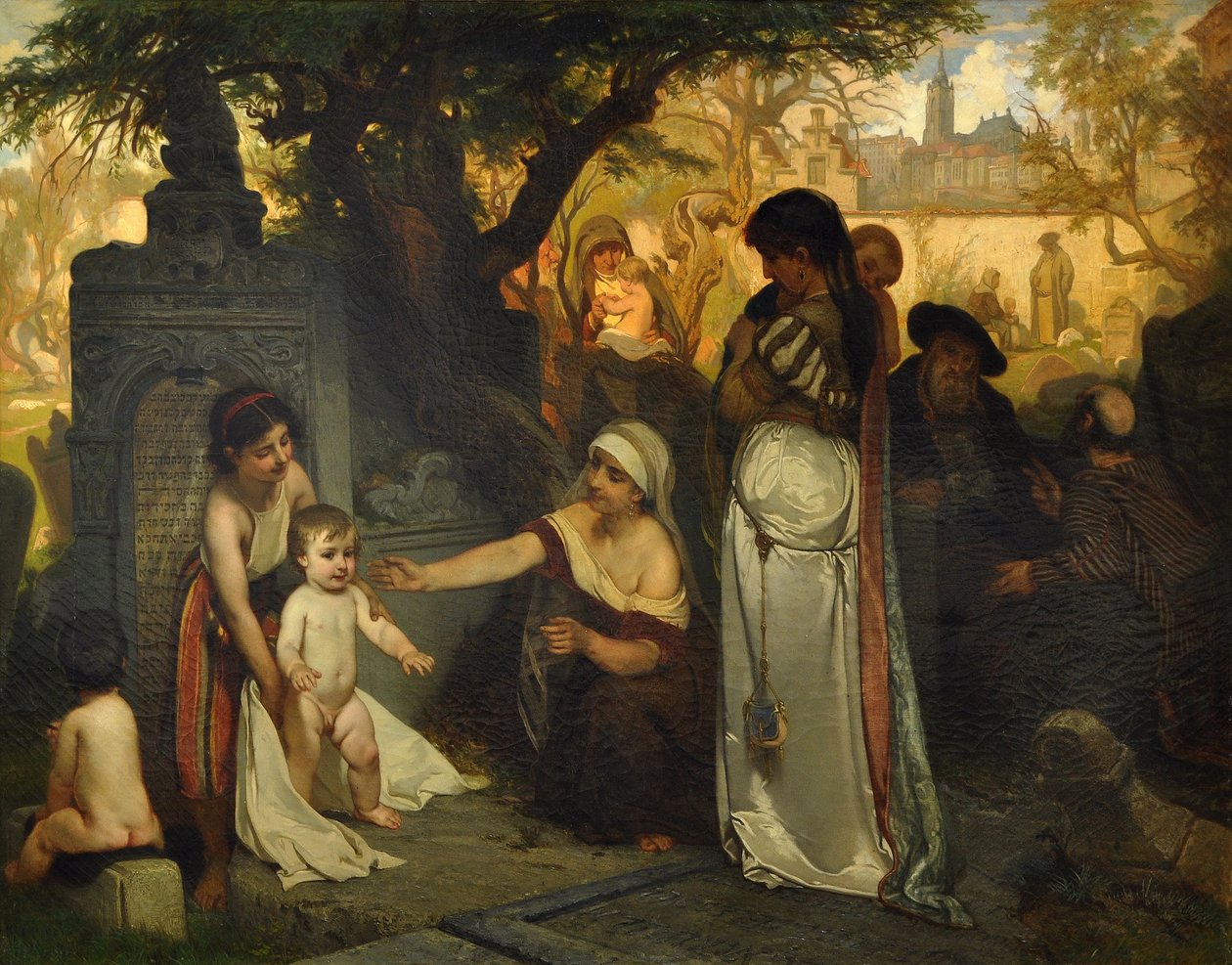 Starý židovský hřbitov v Praze, 1857 od Jaroslav Cermak