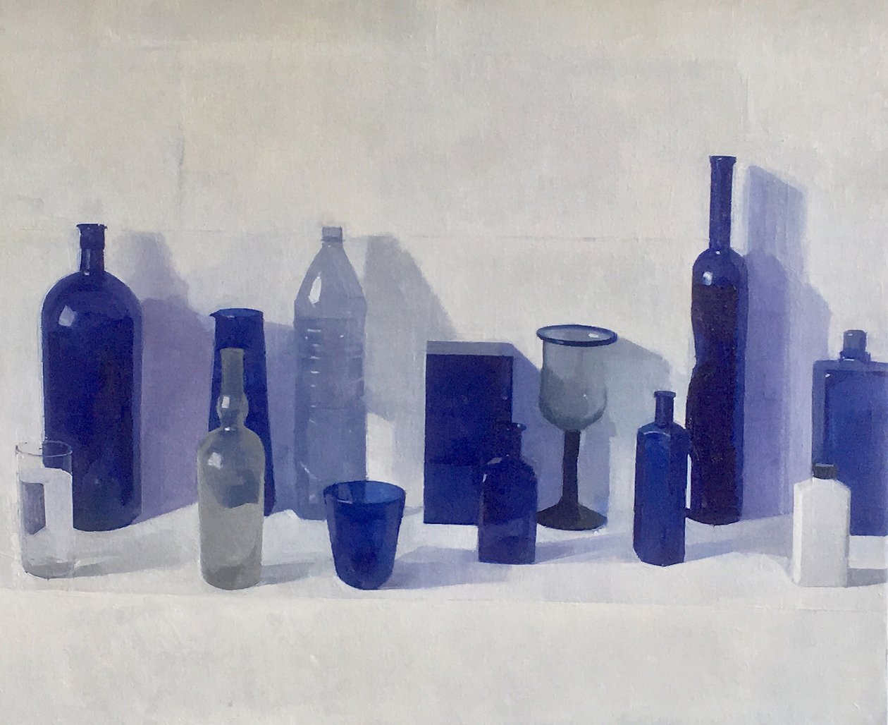 All Blues, 2019 (olej na plátně) od Jason Line