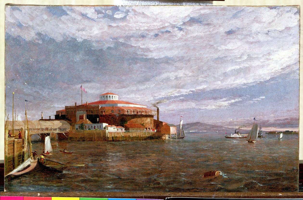 Den zámecké zahrady, 1851 od Jasper Francis Cropsey