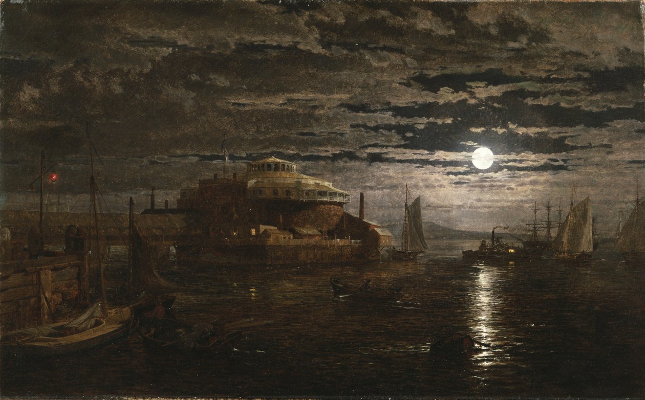 Castle Garden, New York City, 1859 od Jasper Francis Cropsey