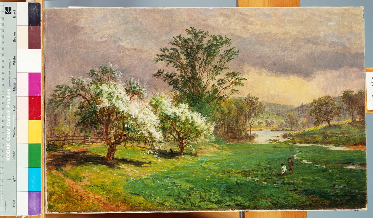 Čas květu jablka, 1899 od Jasper Francis Cropsey