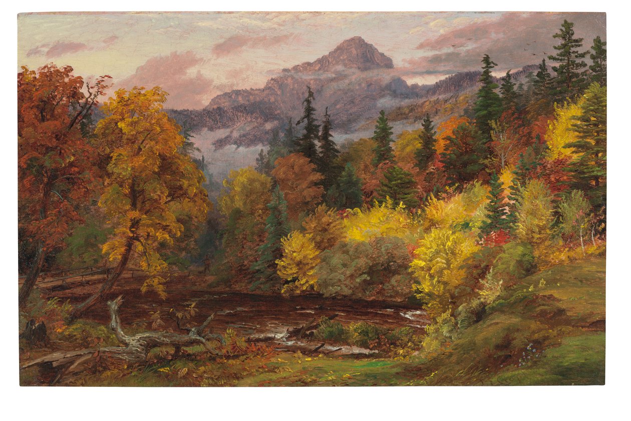 Podzimní listí v Bílých horách (Mount Chocorua) od Jasper Francis Cropsey