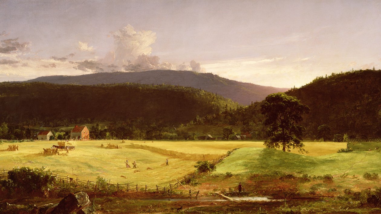 Bareford Mountains, West Milford, New Jersey, 1850 od Jasper Francis Cropsey