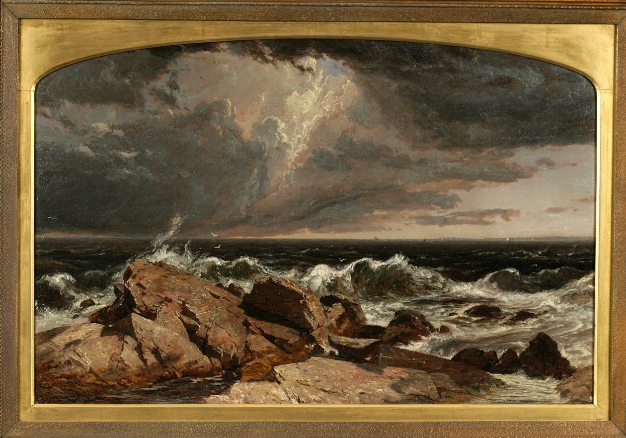Pobřežní scéna, 1855 od Jasper Francis Cropsey