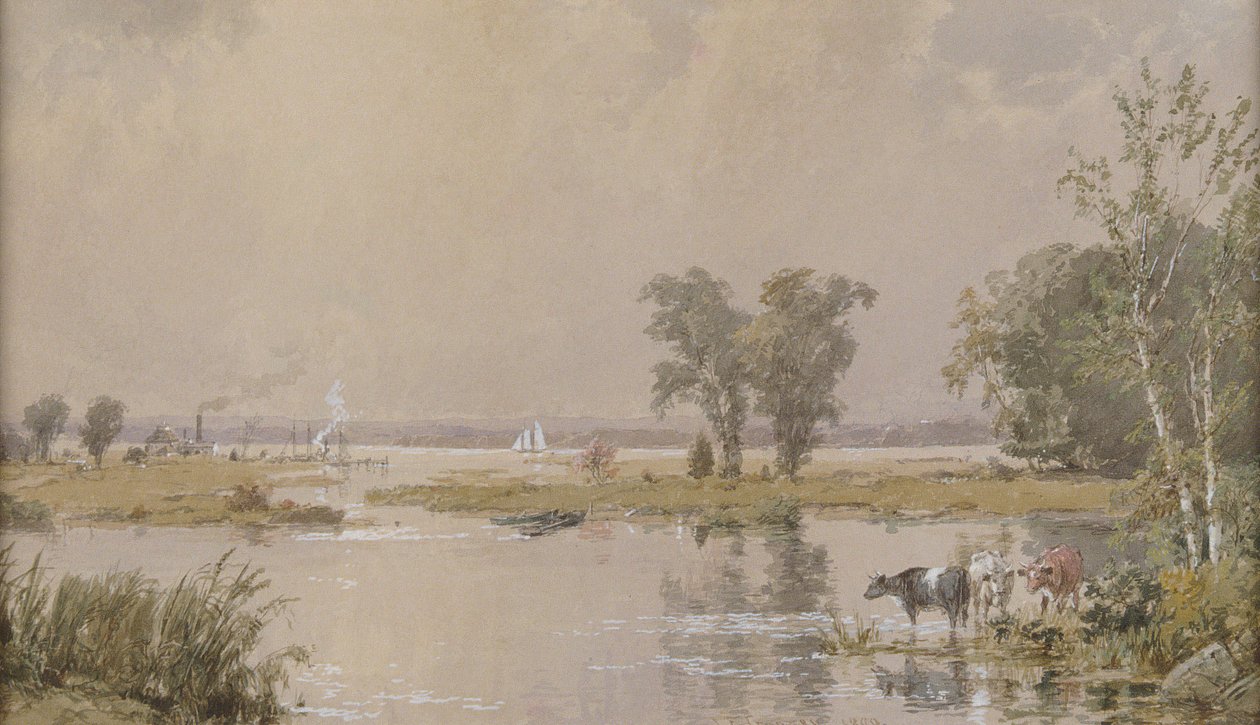 Hackensack Meadows, 1890. od Jasper Francis Cropsey