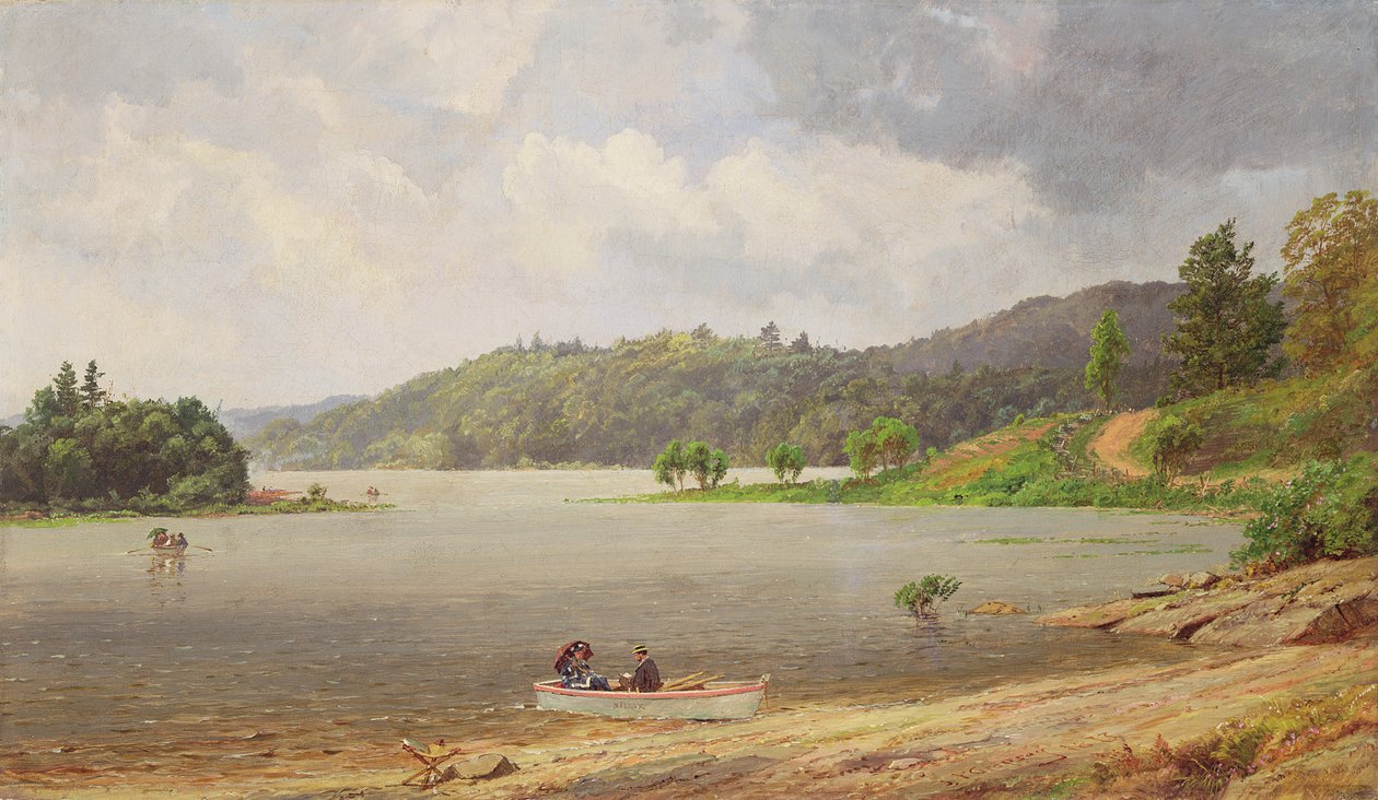 Na jezeře Wawayanda, New Jersey od Jasper Francis Cropsey