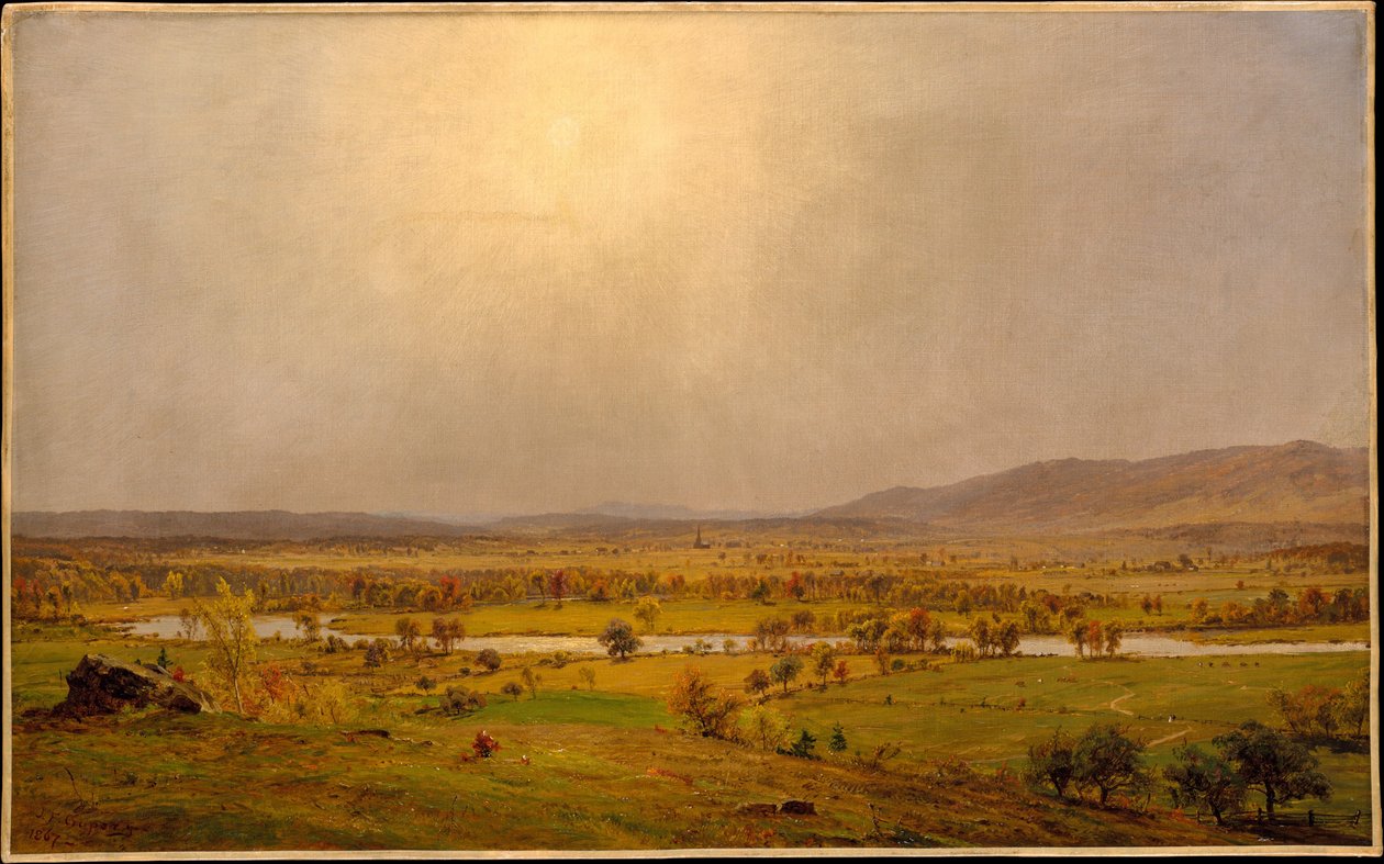 Pompton Plains, New Jersey od Jasper Francis Cropsey