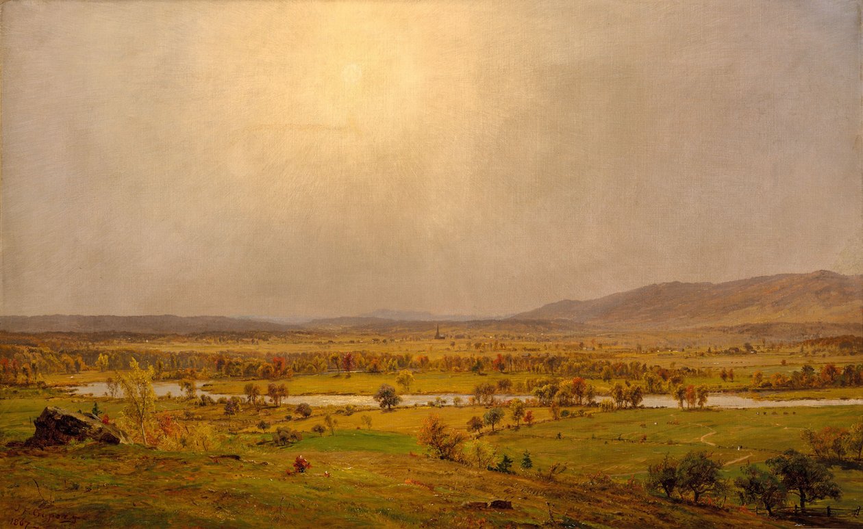 Pompton Plains, New Jersey od Jasper Francis Cropsey