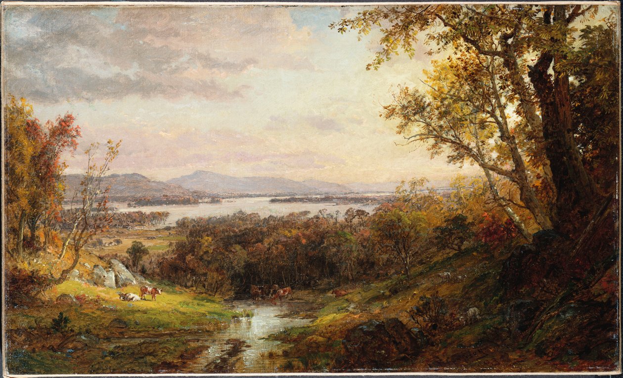 Pohled na Hudson, 1883 od Jasper Francis Cropsey