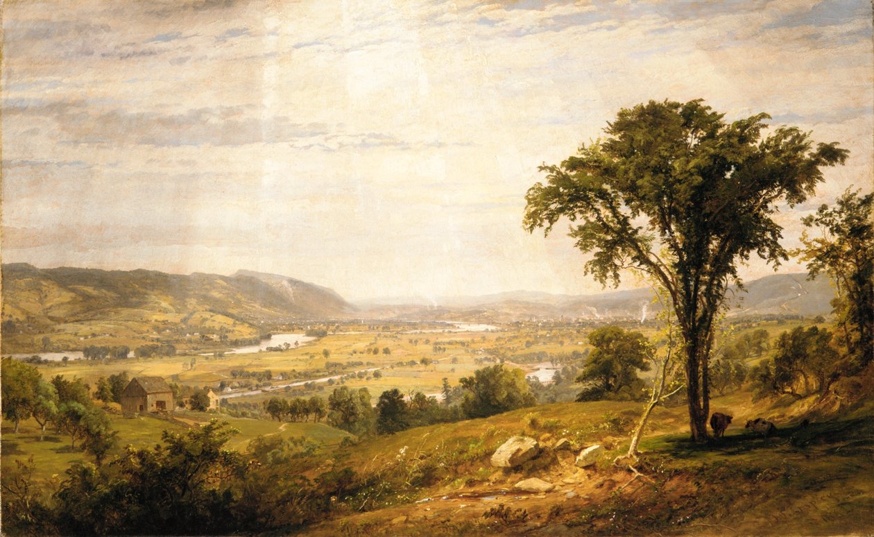 Wyoming Valley, Pensylvánie od Jasper Francis Cropsey