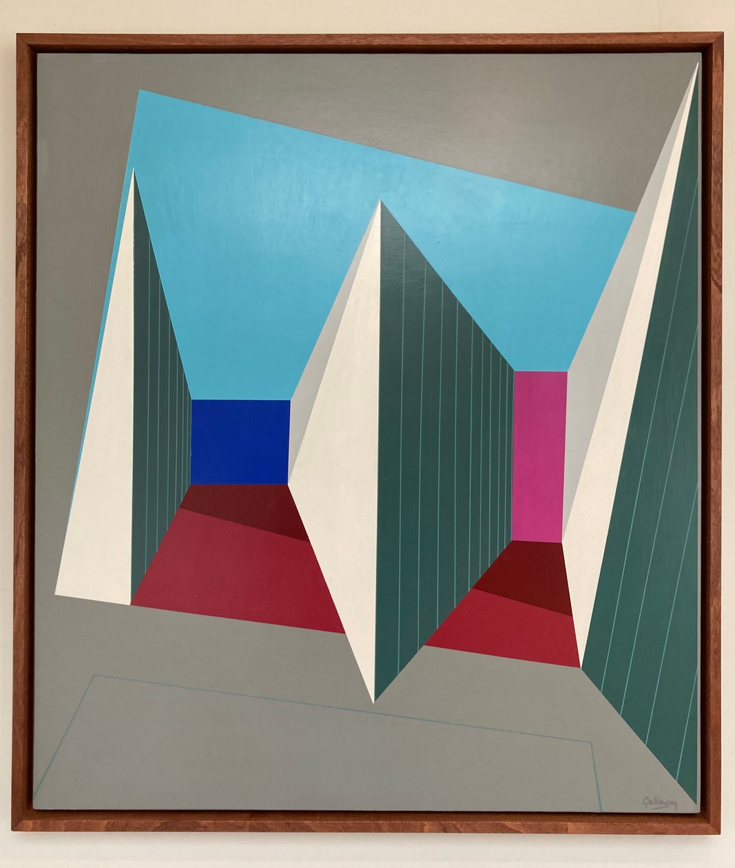 Bludiště (malba) od Jasper Galloway