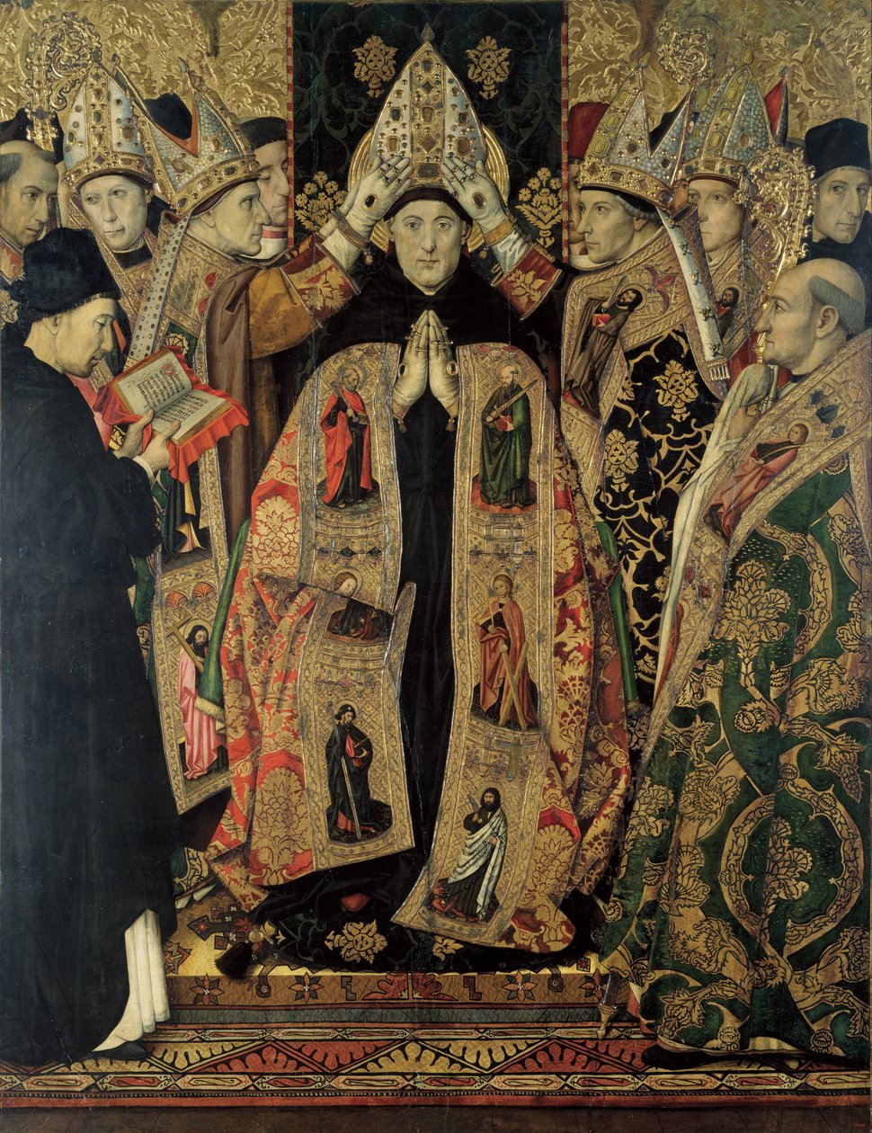 Zasvěcení svatého Augustina od Jaume Huguet