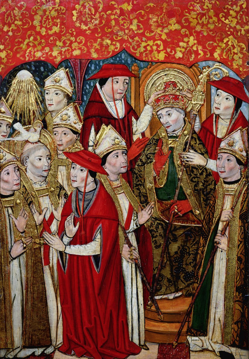 Volba Fabiána (d.c.250) do papežství od Jaume Huguet
