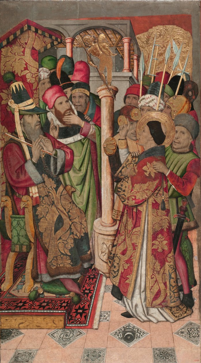 Svatý Vincenc před Daciánem od Jaume Huguet