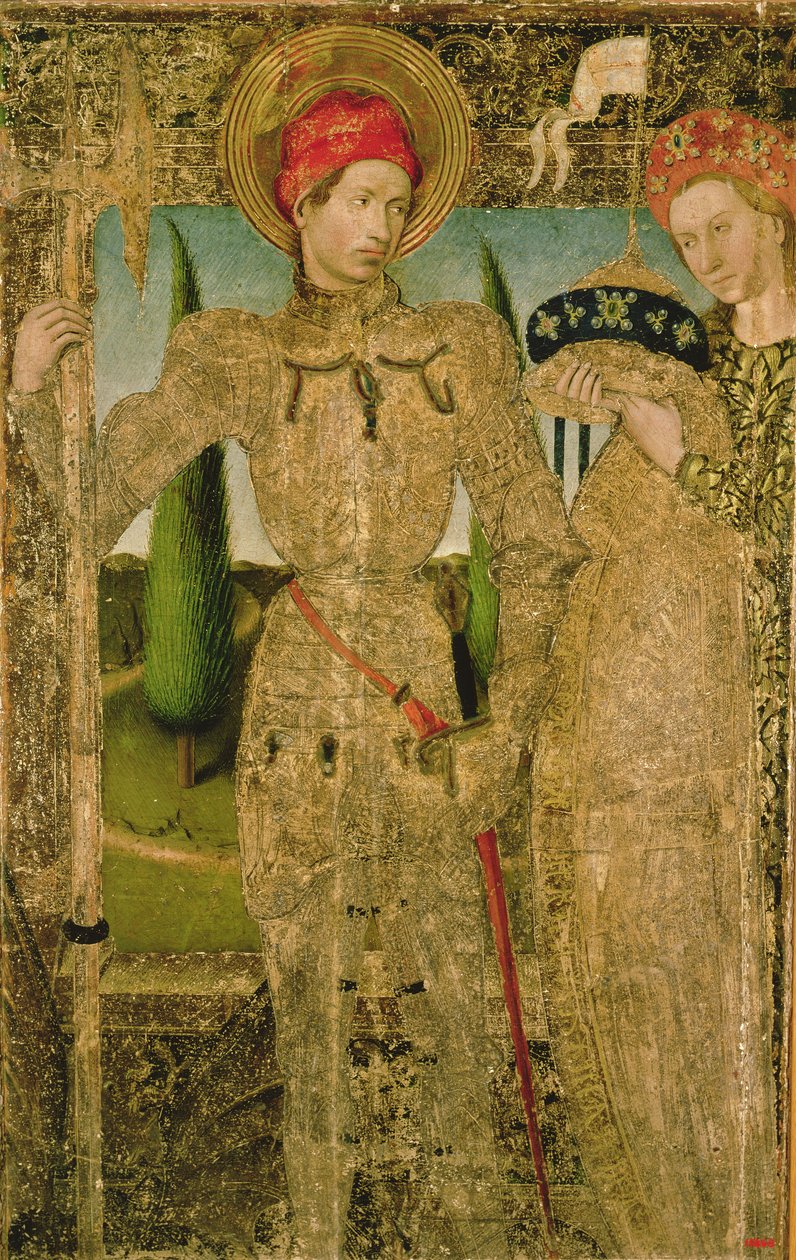 Svatý Jiří a princezna, 1448 od Jaume Huguet