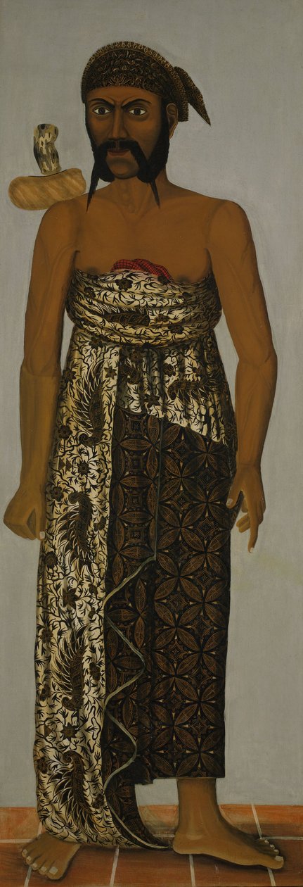 Jávský soudní úředník, kolem 1820-70 od Javanese School