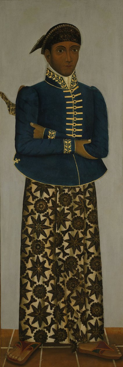 Jávský soudní úředník, kolem 1820-70 od Javanese School