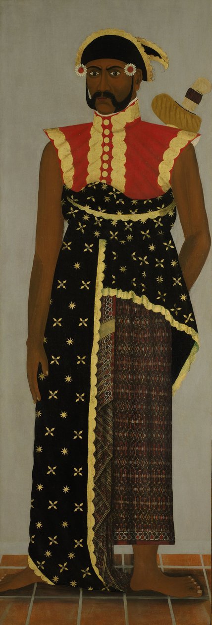Jávský soudní úředník, kolem 1820-70 od Javanese School