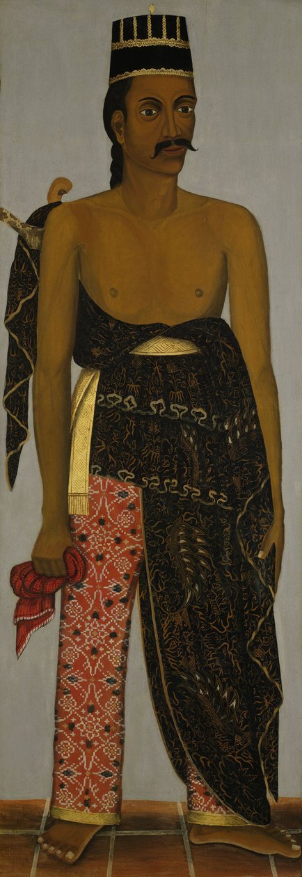Jávský soudní úředník, kolem 1820-70 od Javanese School