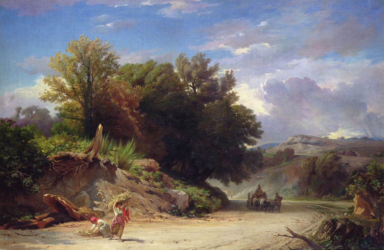 Krajina na okraji Říma, 1853 od Jean Achille Benouville