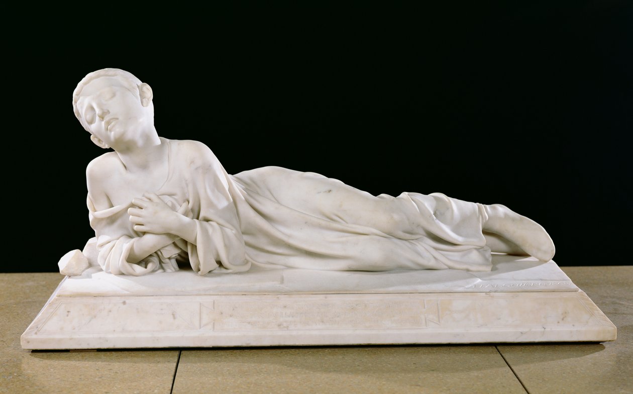 Tarcisius, křesťanský mučedník, 1868 (mramor) od Jean Alexandre Joseph Falguiere