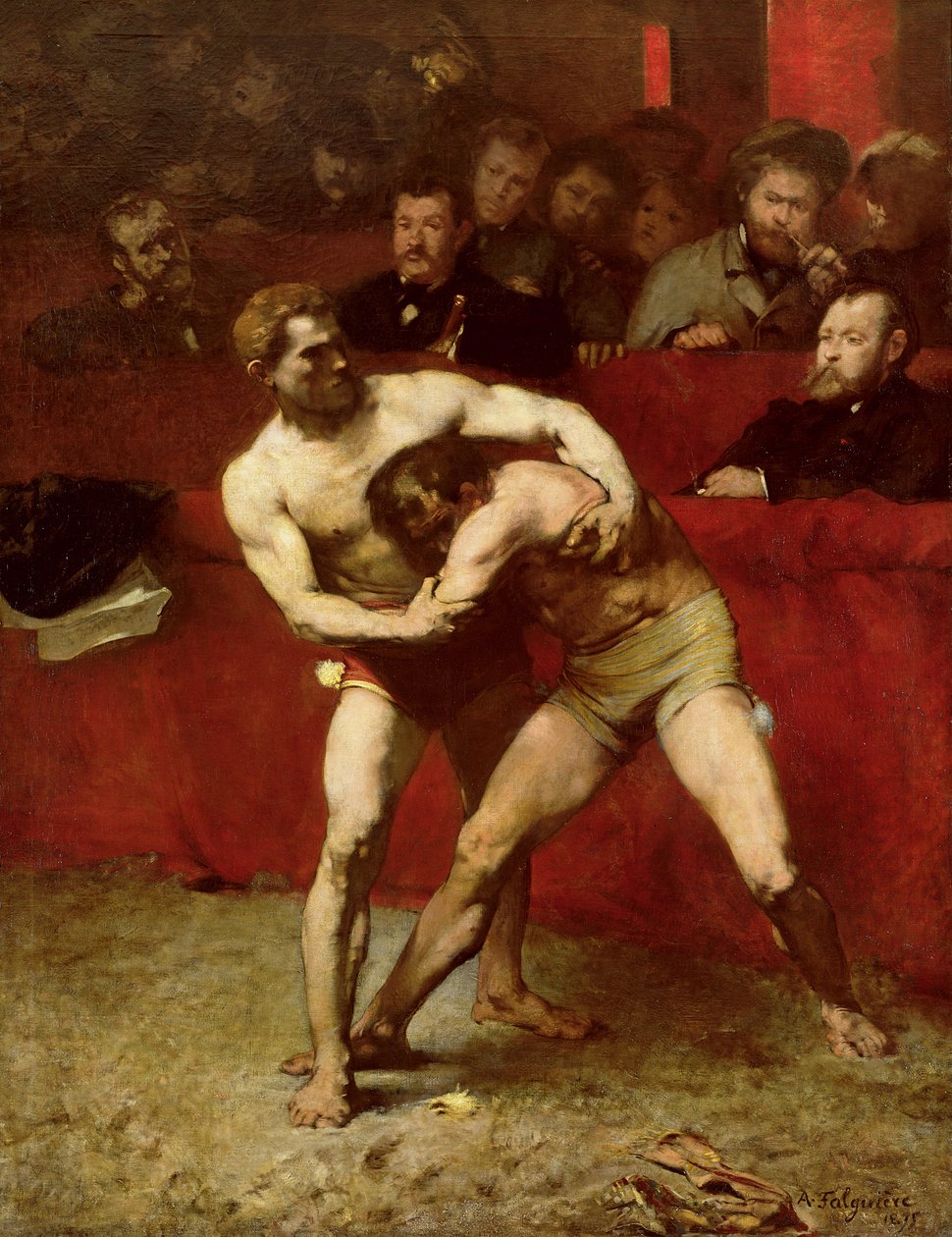 Zápasníci, 1875 od Jean Alexandre Joseph Falguiere