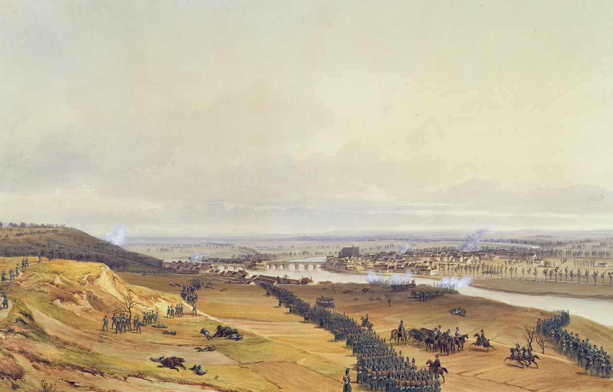Bitva u Montereau, 18. února 1814, 1840 od Jean Antoine Simeon Fort