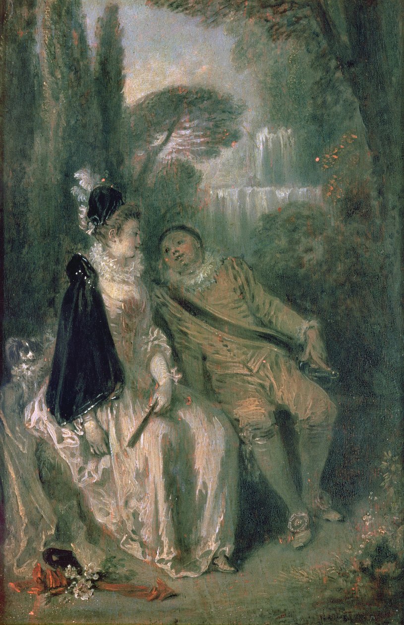 The Graceful Rest, c.1713 od Jean Antoine Watteau