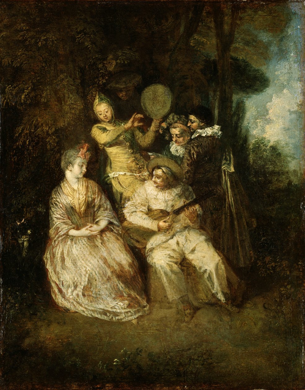 Italská serenáda od Jean Antoine Watteau