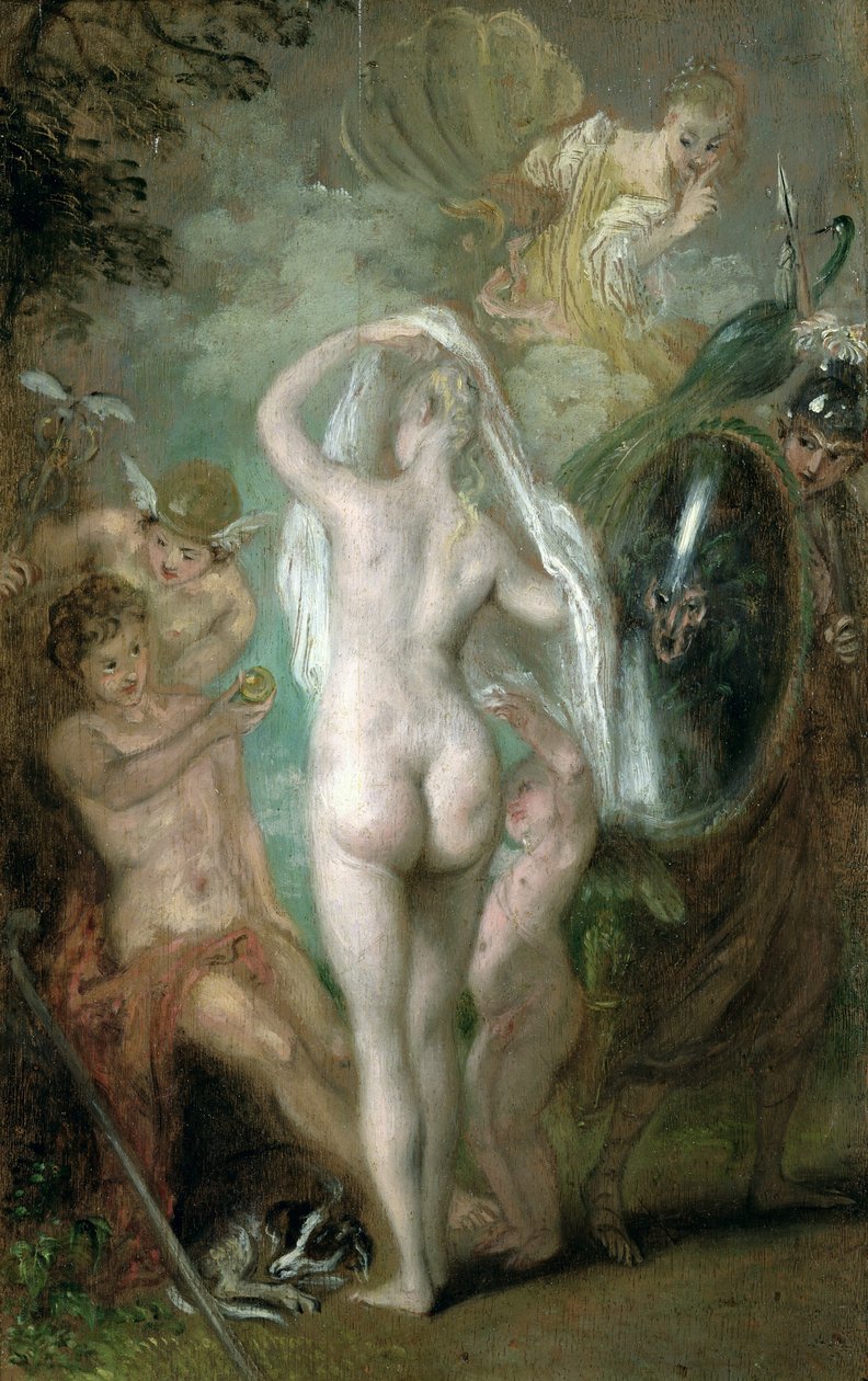 Soud z Paříže od Jean Antoine Watteau