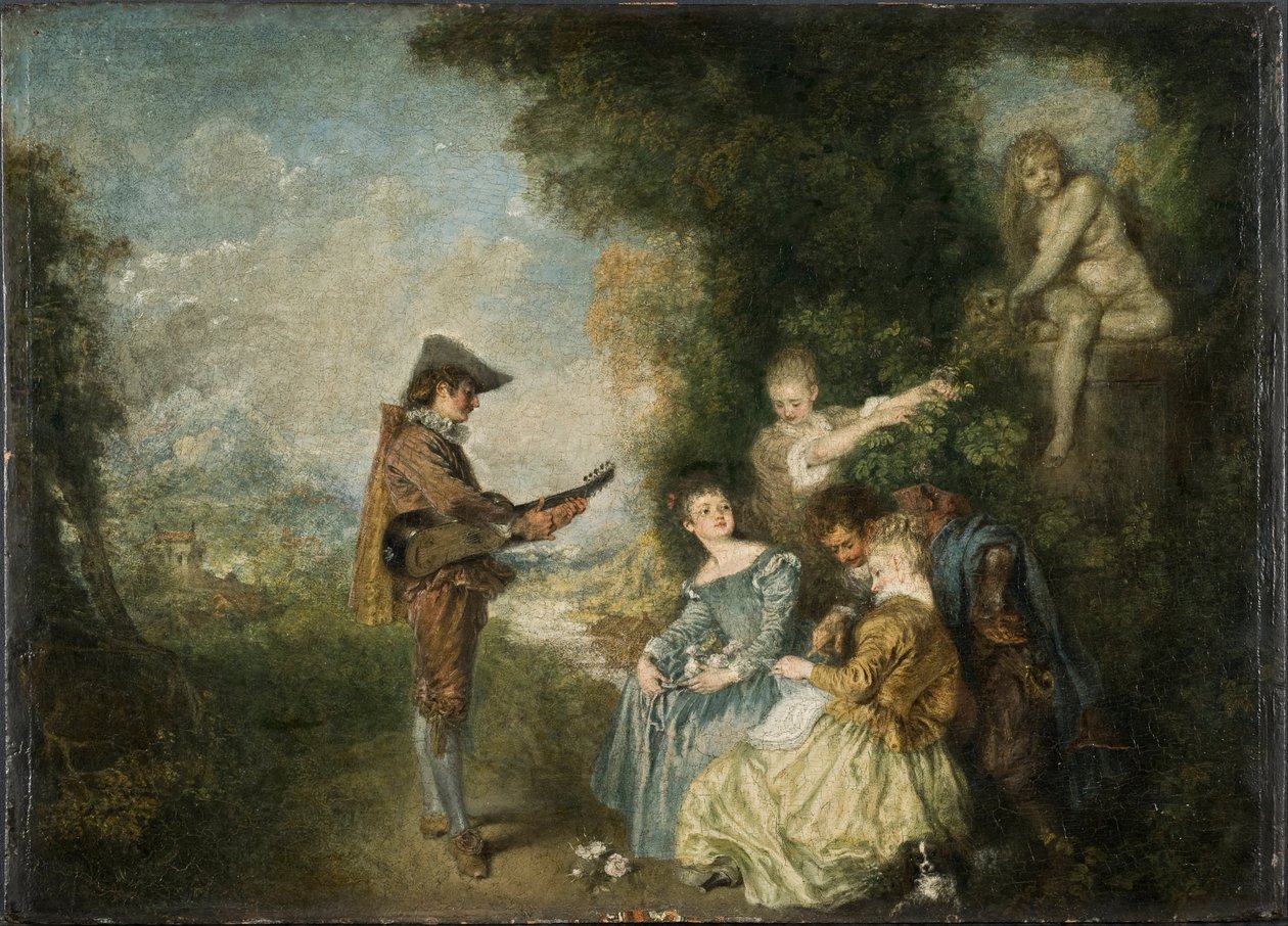 Lekce lásky od Jean Antoine Watteau