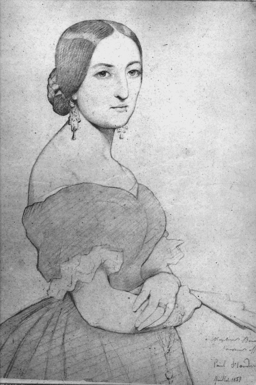 Portrét paní Bouchot rozené Camp de Pedros od Jean Auguste Dominique Ingres